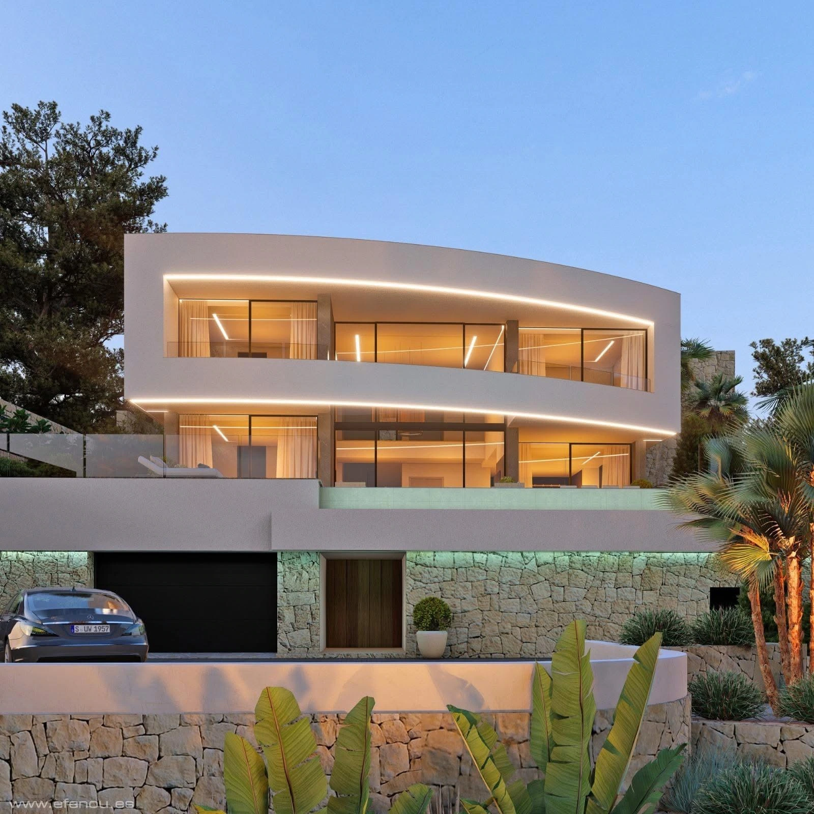 Luxusná vila so 4 spálňami a výhľadom na more – Calpe, Alicante
