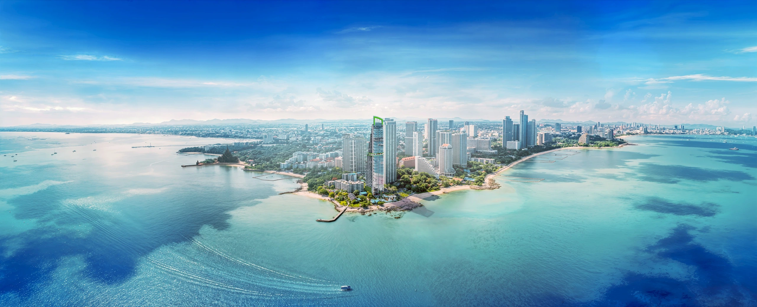 LUXUSNÝ 2-SPÁLŇOVÝ APARTMÁN S JACUZZI PRIAMO PRI PLÁŽI - PATTAYA, THAJSKO